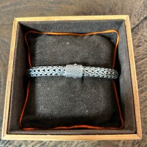 Classic Chain 7.5mm Diamond Bracelet John Hardy